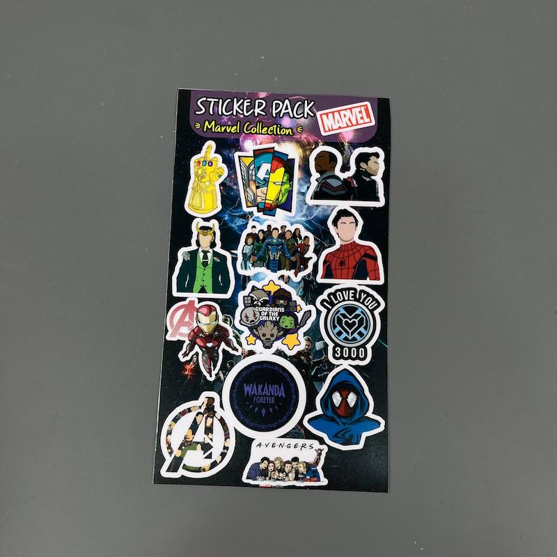 پک استیکر مارول, استیکر مارول  لپ تاپ و موبایل و ماشین ضد آب و ضد خش Marvel collection)
