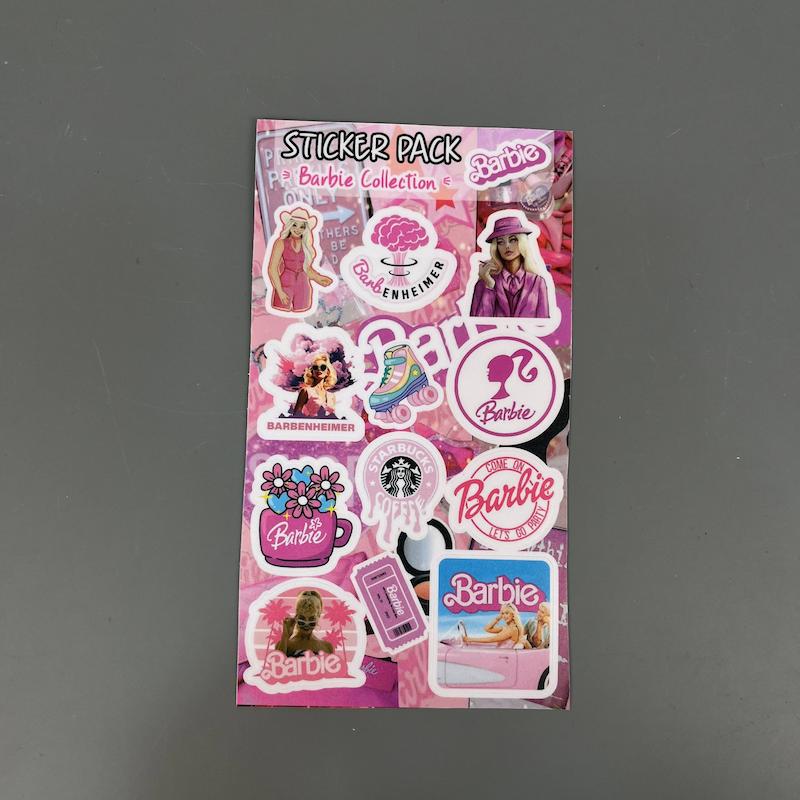 پک استیکر باربی , استیکرپکی  باربی ضد آب و ضد خش (Barbie collection )