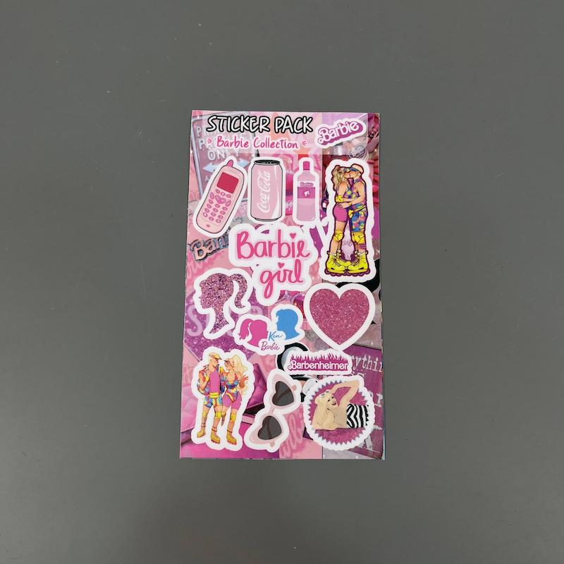 پک استیکر باربی , استیکرپکی  باربی ضد آب و ضد خش (Barbie collection )