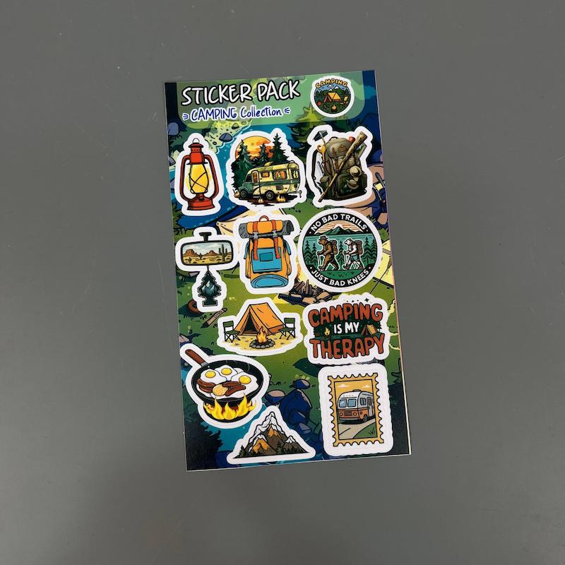 پک استیکر  کمپ, استیکرپکی کمپ ضد آب و ضد خش (Camping collection )