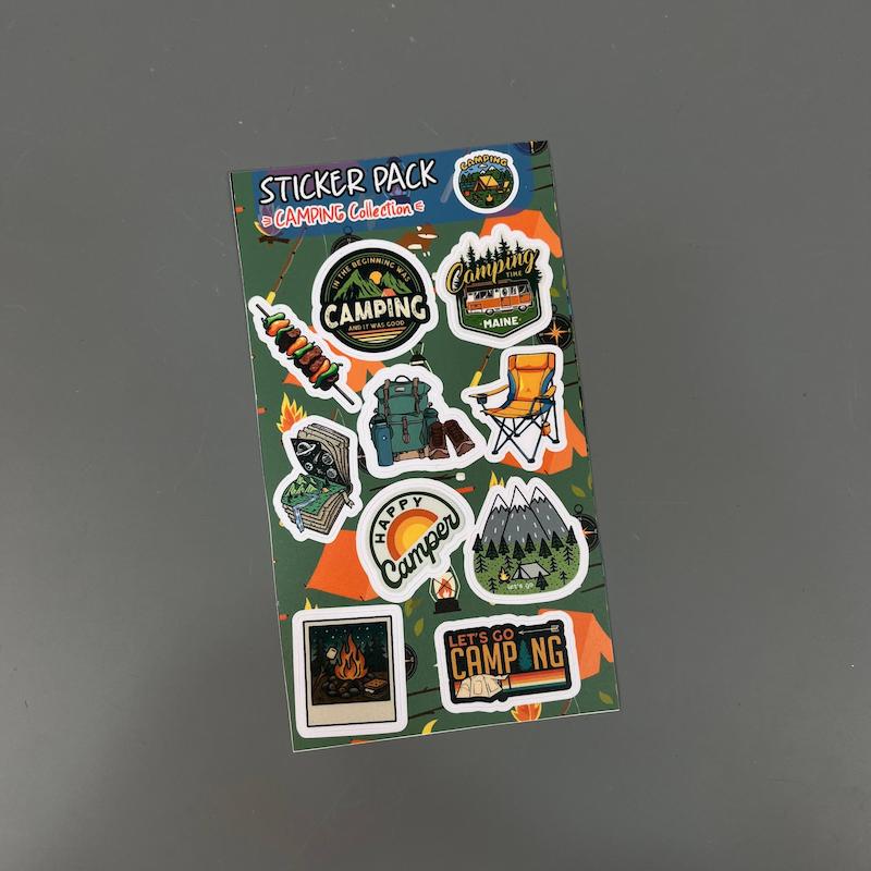 پک استیکر  کمپ, استیکرپکی کمپ ضد آب و ضد خش (Camping collection )