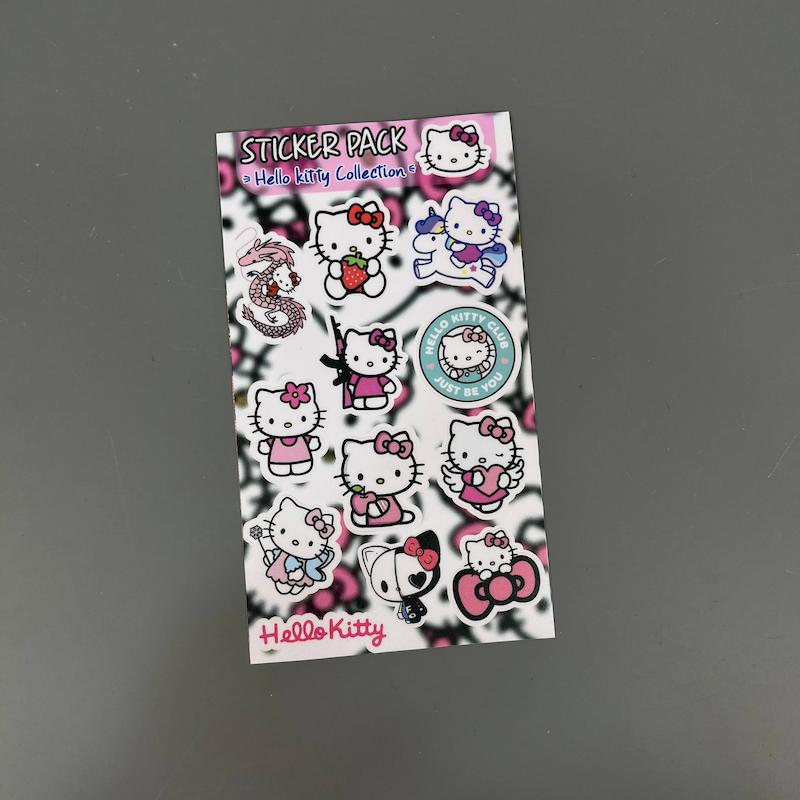 پک استیکرهلو‌کیتی  , استیکرپکی  هلو کیتی ضد آب و ضد خش ( Hello kitty collection)