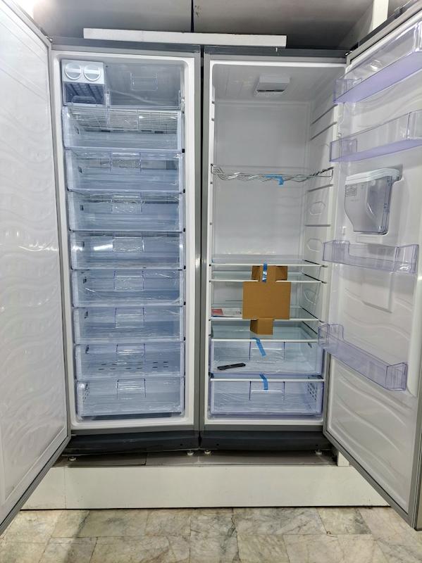 یخچال فریزر دوقلو درب فلت سوزان 40فوت