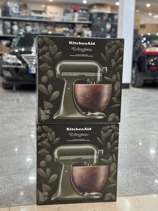 همزن کیچن اید سری ۱۸۰ با کاسه چوبی مدل 5ksm180