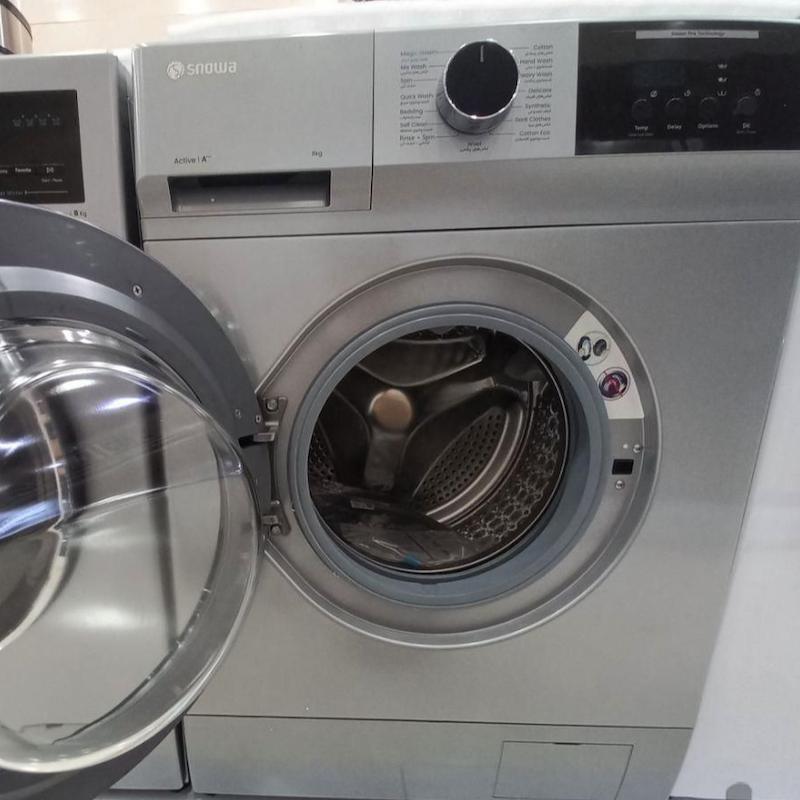 ماشین لباسشویی ۸ کیلویی اسنوا مدل اکتیو SSM-81S20 نقره 