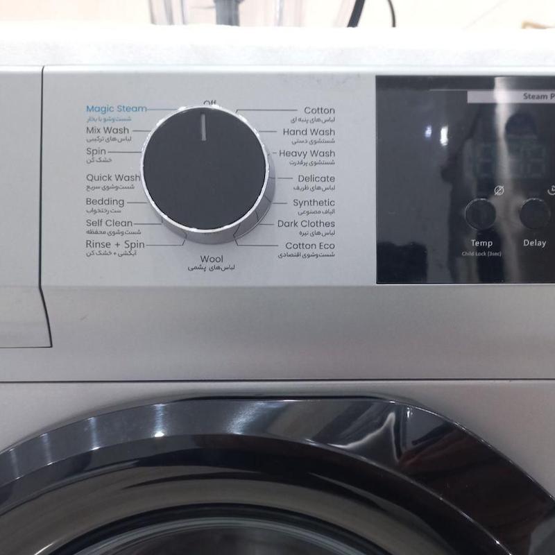 ماشین لباسشویی ۸ کیلویی اسنوا مدل اکتیو SSM-81S20 نقره 