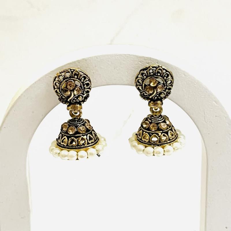 گوشواره زنانه هندی مرواریدی
