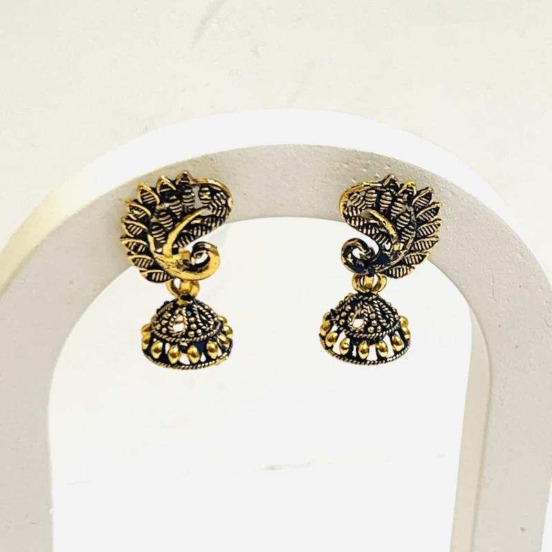گوشواره هندی طرح طاووس