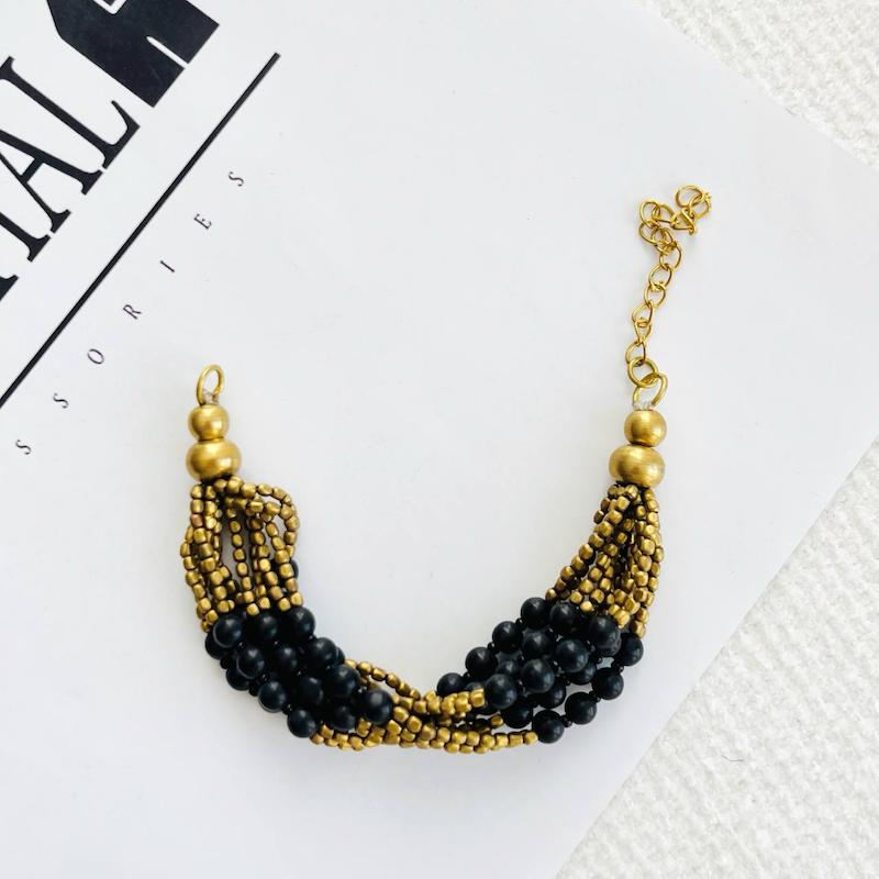 دستبند برنحی هندی رنگ ثابت 