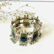 بنگل هندی طرح طاووس سیلور