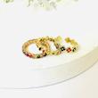انگشتر جواهری زنانه مدل «شکوه رنگ»