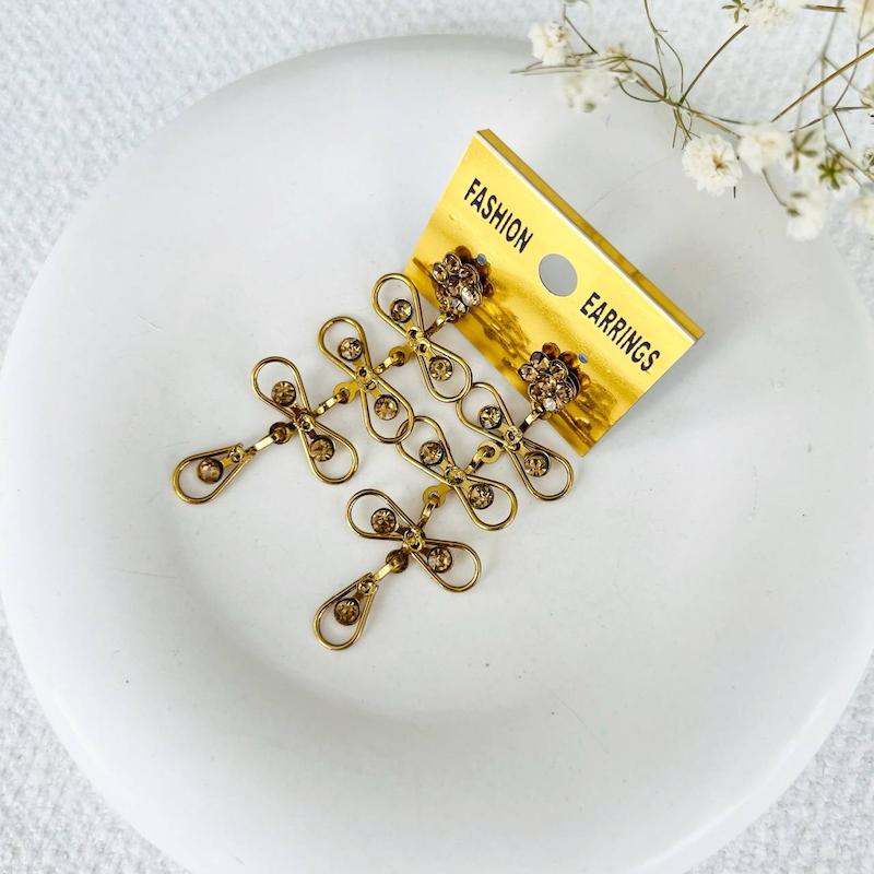 گوشواره هندی نگین دار 