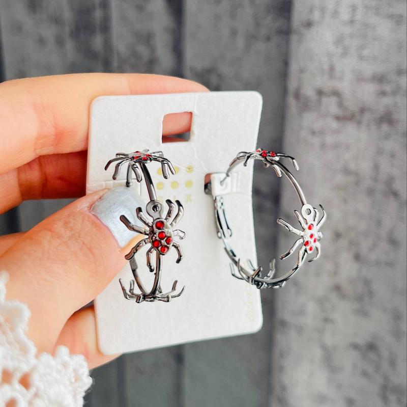 گوشواره هالووین عنکبوت