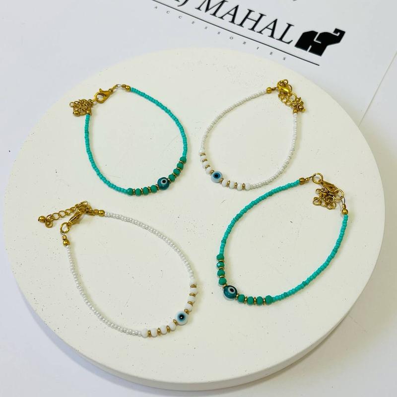 دستبند منجوقی چشم و نظر 