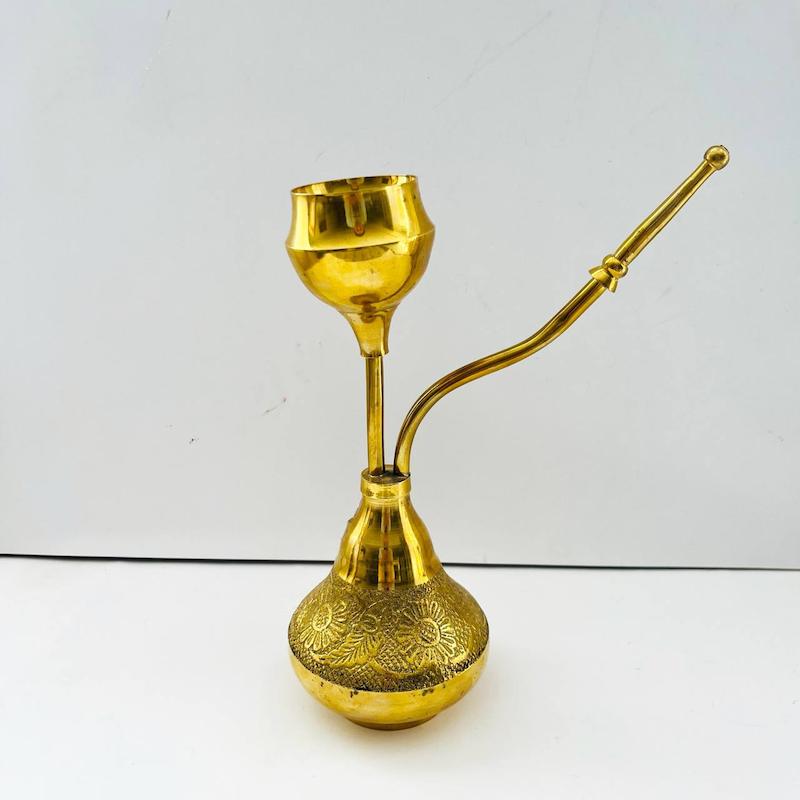 قلیان برنجی قلم زنی هندی
