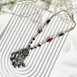 گردنبند ورشو قدیمی طرح ماه رخ
