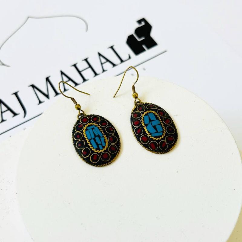 گوشواره نپالی برنجی 