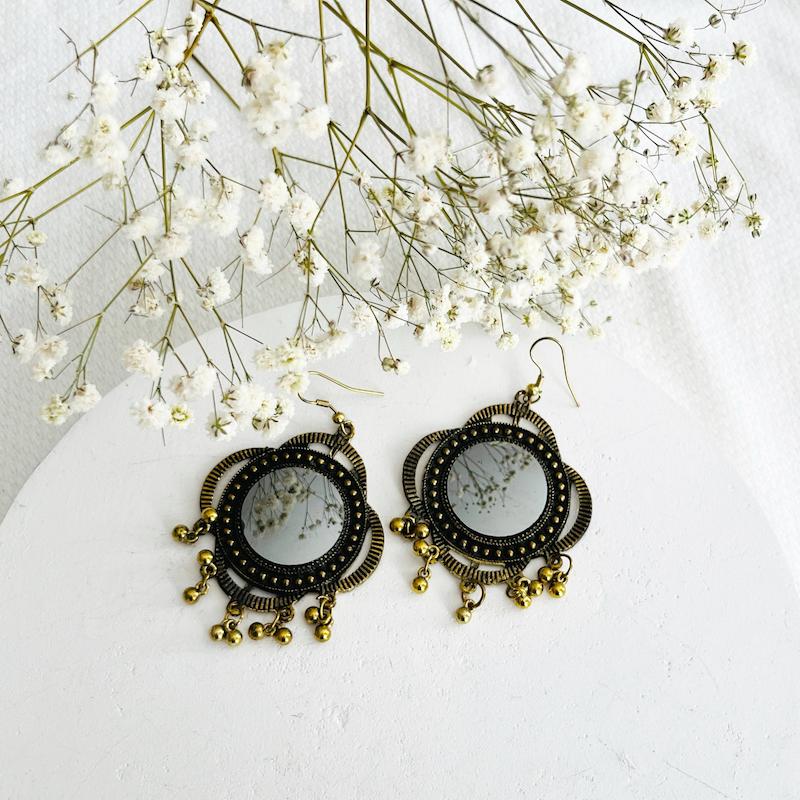 گوشواره ی آیینه ای 