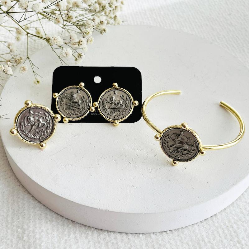 ست سکه طرح قدیمی رنگ ثابت 