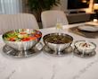 کاسه استیل نقره ای