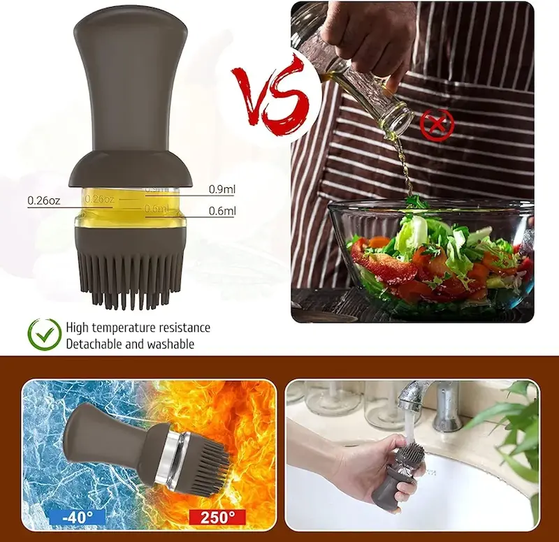 بطری روغن فرچه دار