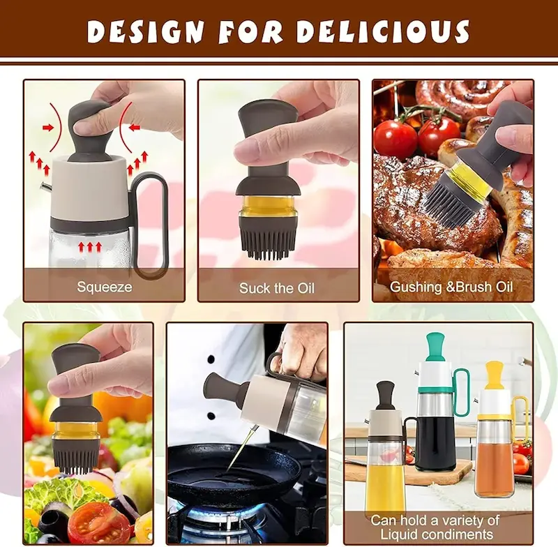 بطری روغن فرچه دار