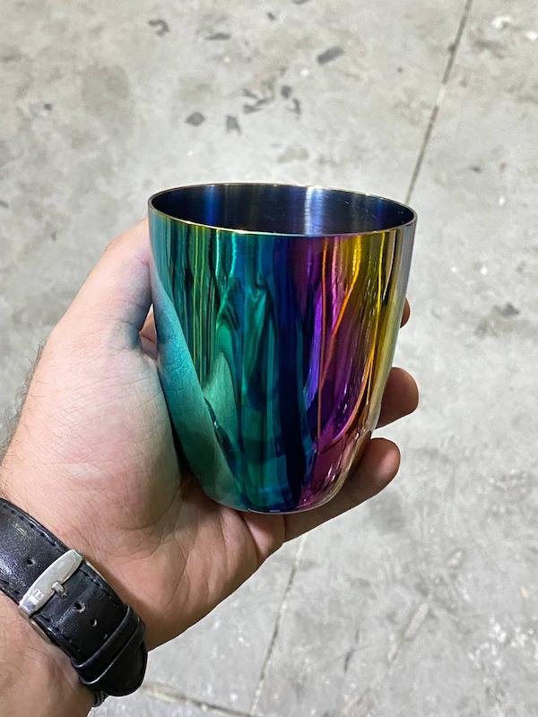 لیوان استیل وینود رنگی (مدل پریم)