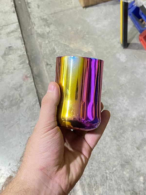 لیوان استیل وینود رنگی (مدل رزالی)