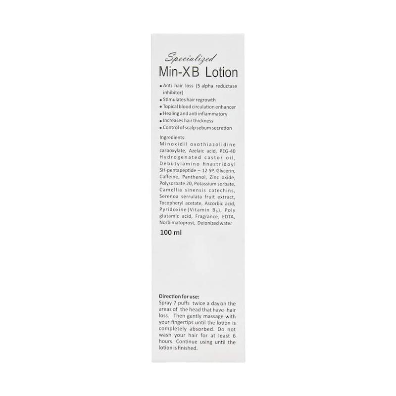 لوسیون ضد ریزش مو دئودراگ مدل Min-XB حجم 100 میلی لیتر