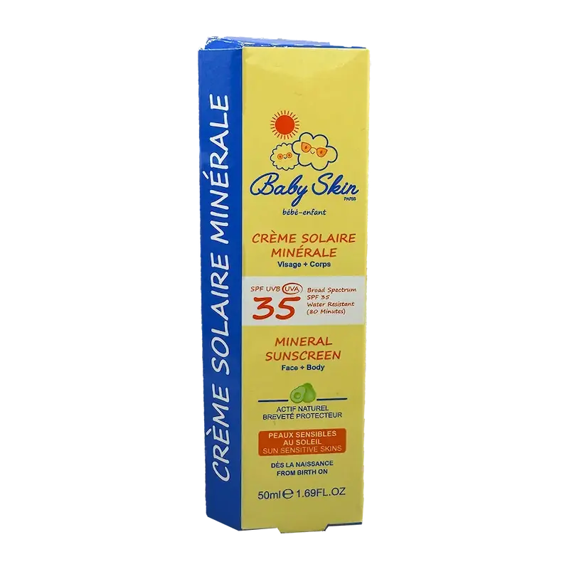 کرم ضد آفتاب کودک SPF35 بیبی اسکین