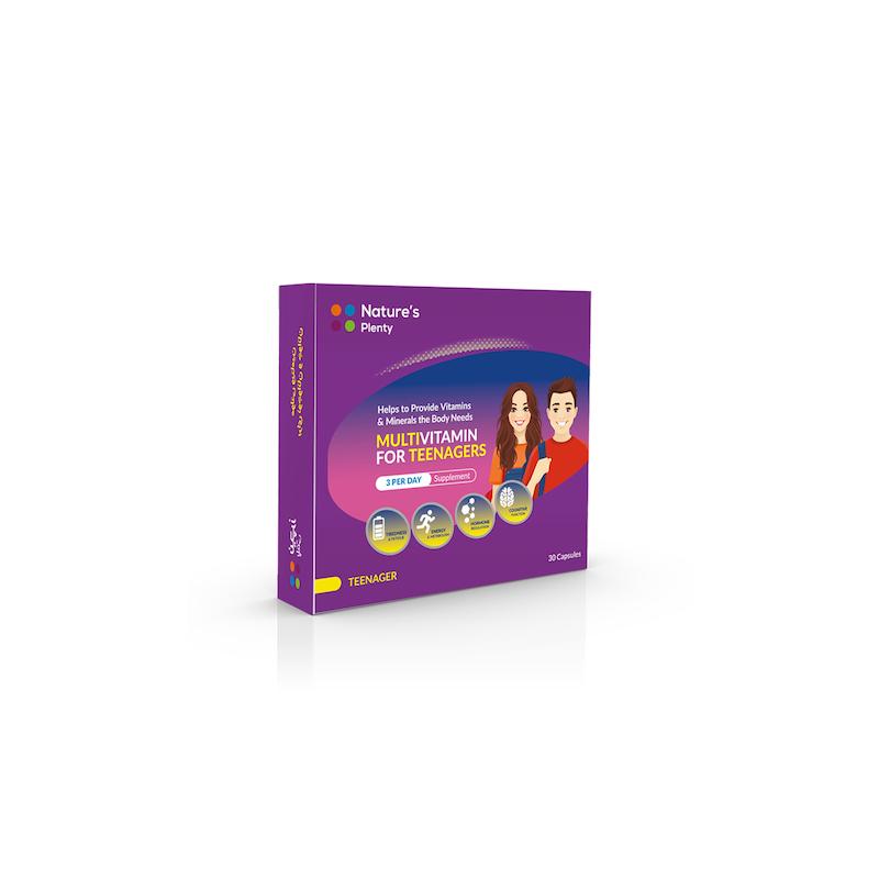 کپسول نیچرز مولتی ویتامین نوجوانان و جوانان 30 عددی
