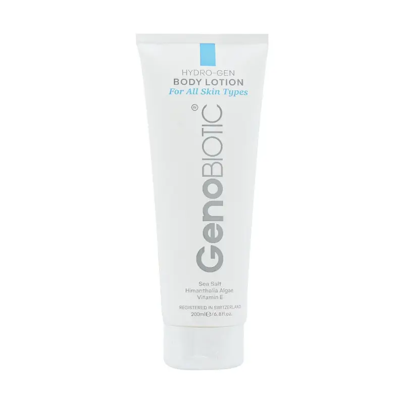 لوسیون بدن انواع پوست ژنوبایوتیک 200 میلی لیتر