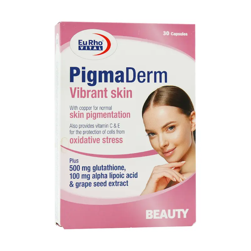 (پیگمادرم )کپسول پیگمادرم  یوروویتال 30 عدد