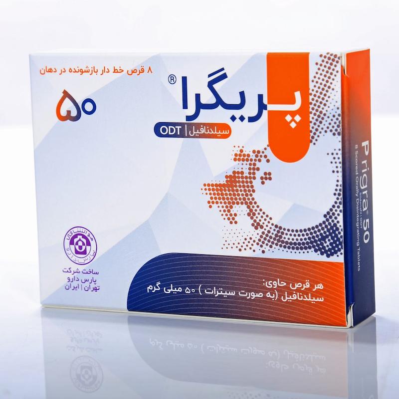 پریگرا (سیلدنافیل ۵۰) ۸ عددی