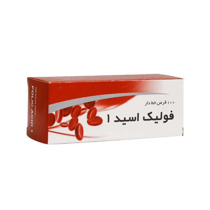 فولیک اسید 1 میلی گرمی شهردارو دارو 