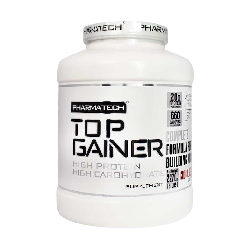پودر فارماتک مدل Top Gainer با طعم شکلات وزن 2270 گرم