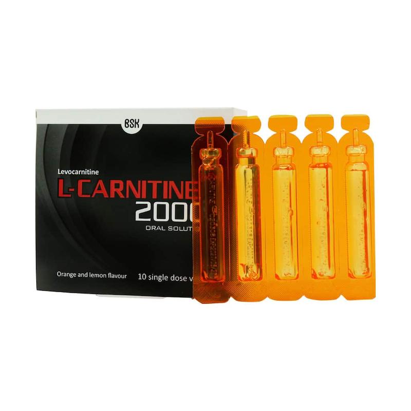 محلول خوراکی ال کارنیتین 2000 بی اس کی 10 عدد