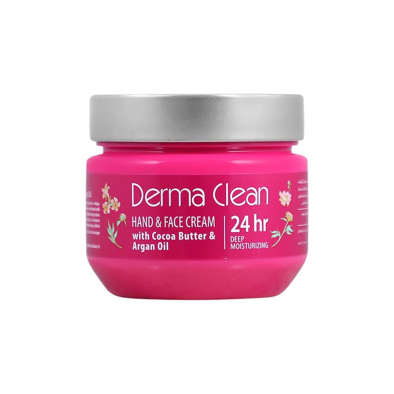 کرم دست و صورت درما کلین کاسه ای ۲۵۰ میل کوکو باتر و آرگان Derma clean