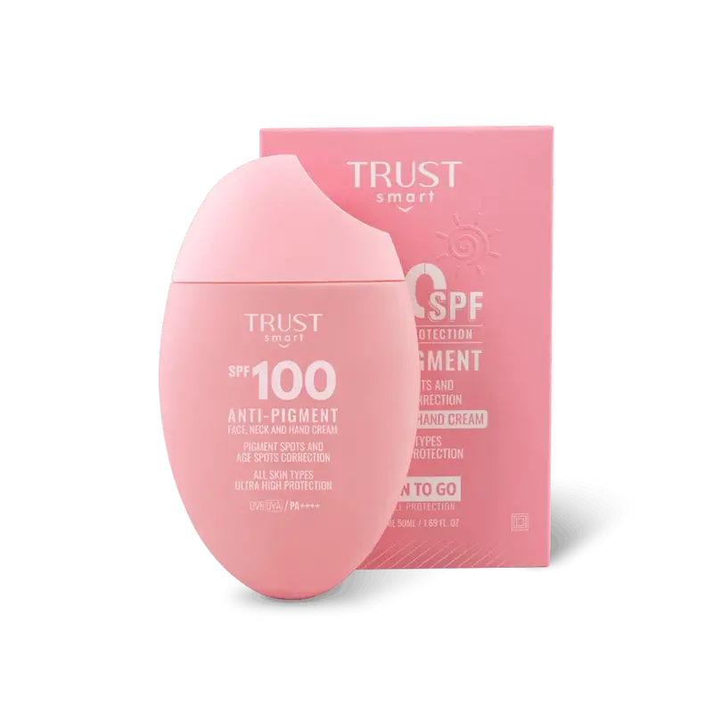 کرم ضدآفتاب تراست SPF100 مناسب انواع پوست حجم ۵۰ میل