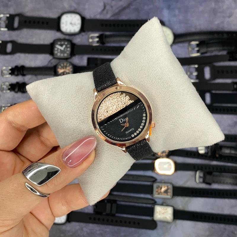 ساعت زنانه و دخترانه Dior کیفیت بالا 