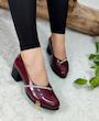 کفش طبی مجلسی مدل ورنی نگینی 😎