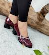 کفش طبی مجلسی مدل ورنی نگینی 😎