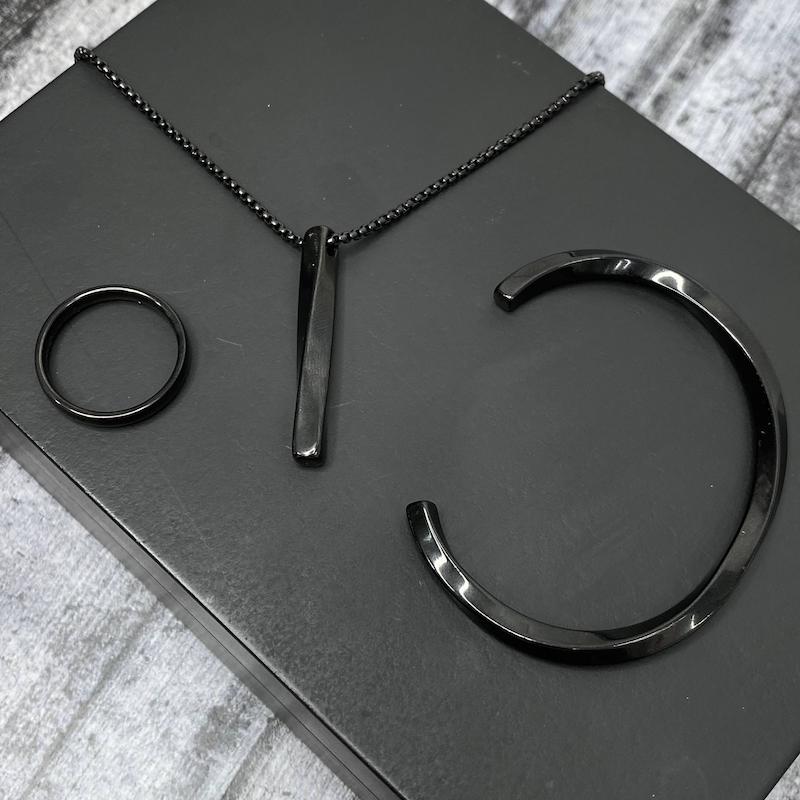 ست بنگل پیچ و گردنبند پیچ‌ و حلقه✨