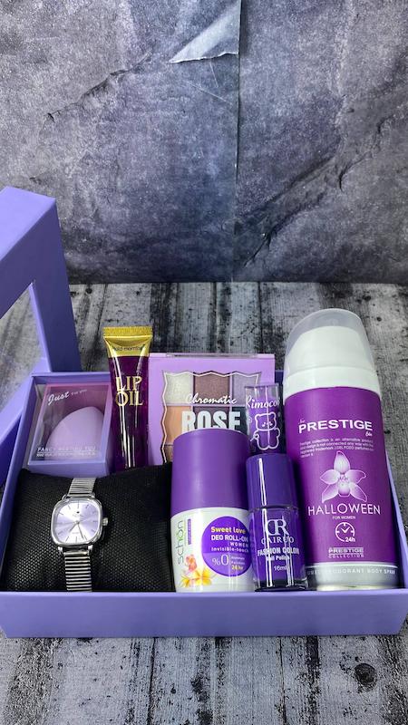 باکس کادویی ولنتاین رنگ بنفش💜