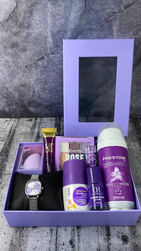 باکس کادویی ولنتاین رنگ بنفش💜