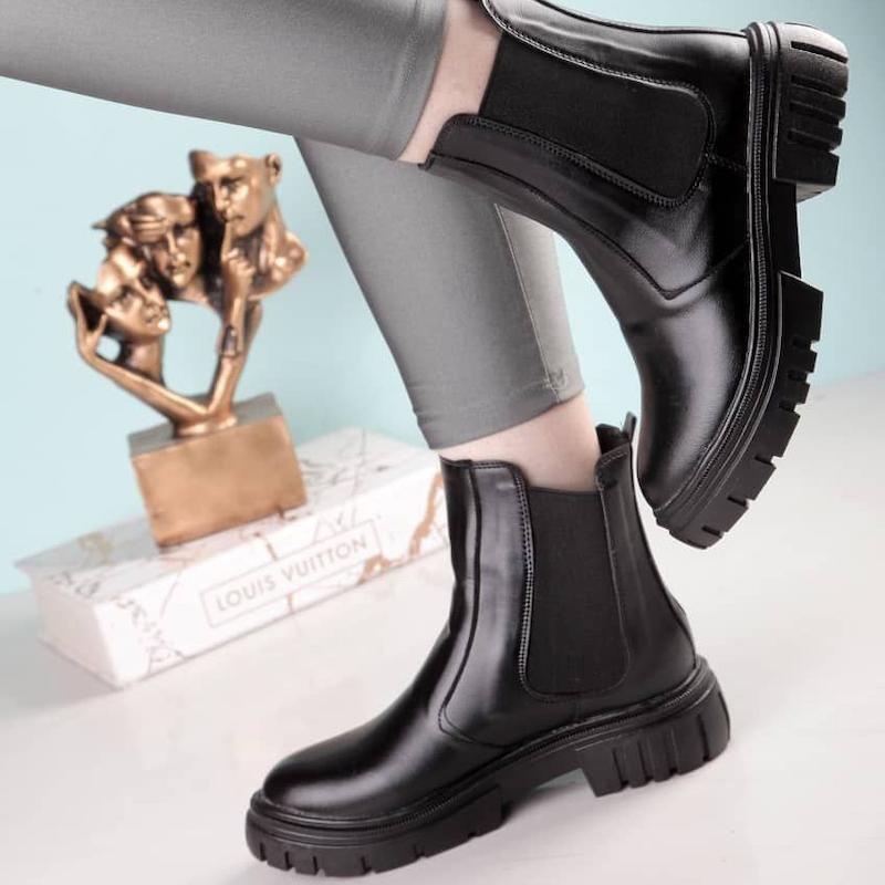 نیم بوت دخترانه جدید دو طرف کش