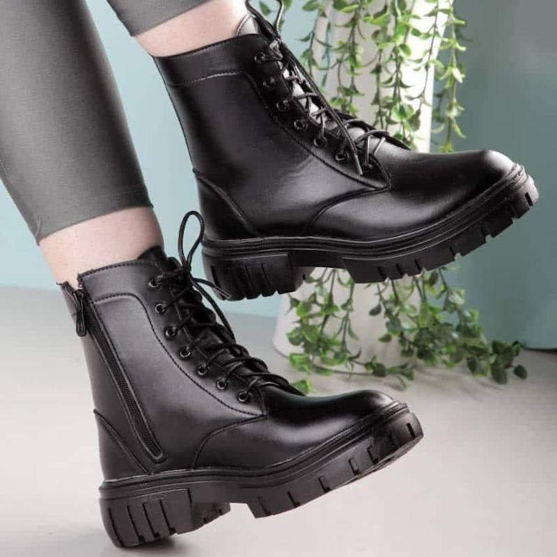 نیم بوت دخترانه جدید بغل زیپ