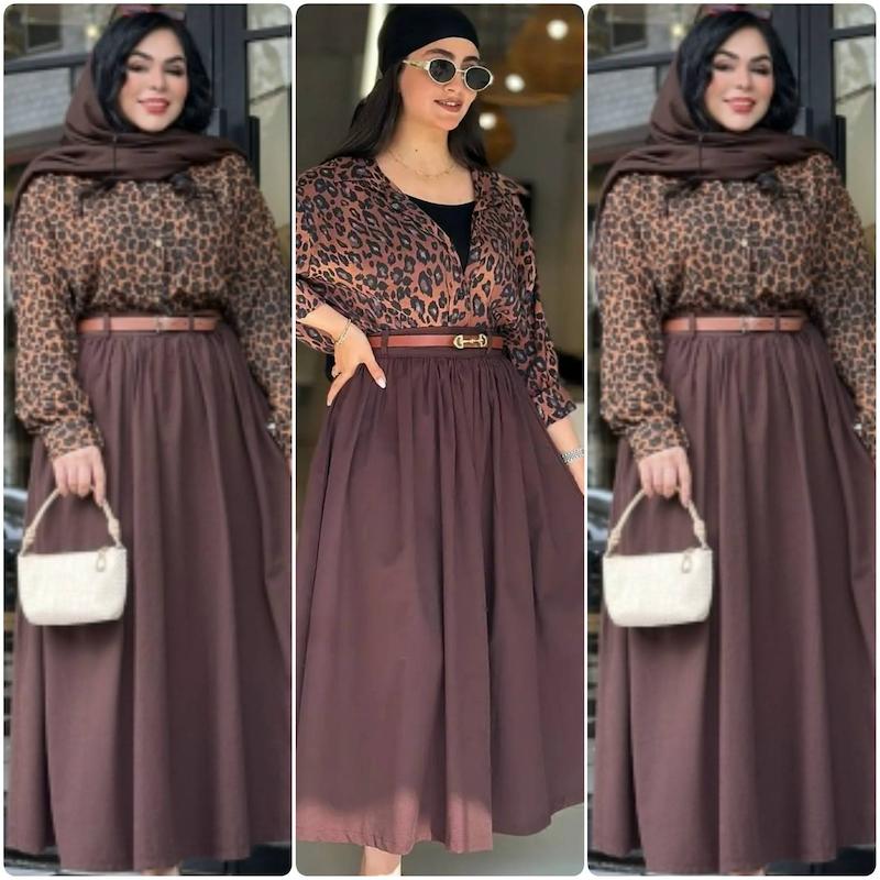 ست شومیز و دامن عیدانه آزاده