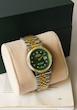 ساعت رولکس بنداستیل دورنگ صفحه سبز