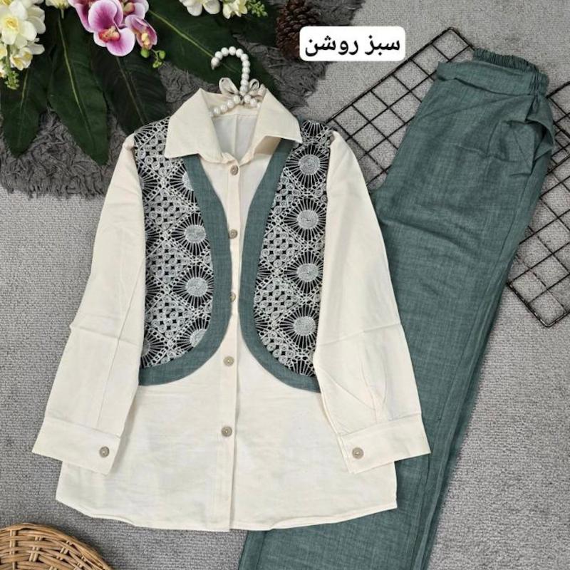 شومیز و جلیقه سلما